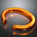 Shiny Golden Circular Daily Life Product With Smooth Surface For Accessory Use