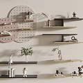 Modern Wall Shelf Storage Rack 3d model
