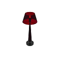 Modern Table Lamp With Transparent Lampshade And Sleek Metal Stand Design