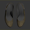 High Heels Stiletto Shoes Stiletto Heels Thick Heel Shoes 3d model