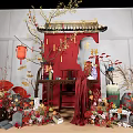 Chinese style beautiful Chen Xiaojing red 3d model