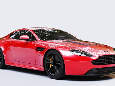 Red Car sports car Aston Martin model