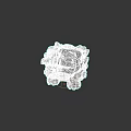 Traditional Stone Lion Head Sculpture With Intricate Carvings And Red Eyes