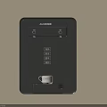 AUXETER Wall Mounted Kitchen Appliance With Hot Cold Water Dispenser And Cup Holder