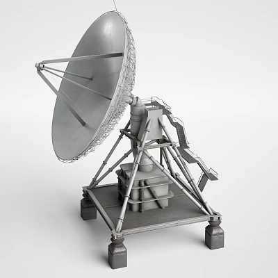 Hyundai Radar Oil Facilities Gas Station 3d model