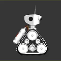 Modern robot toy sci-fi robot figure 3d model