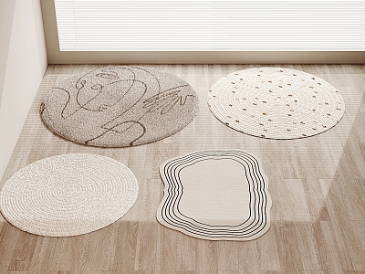 Modern Round Carpet model