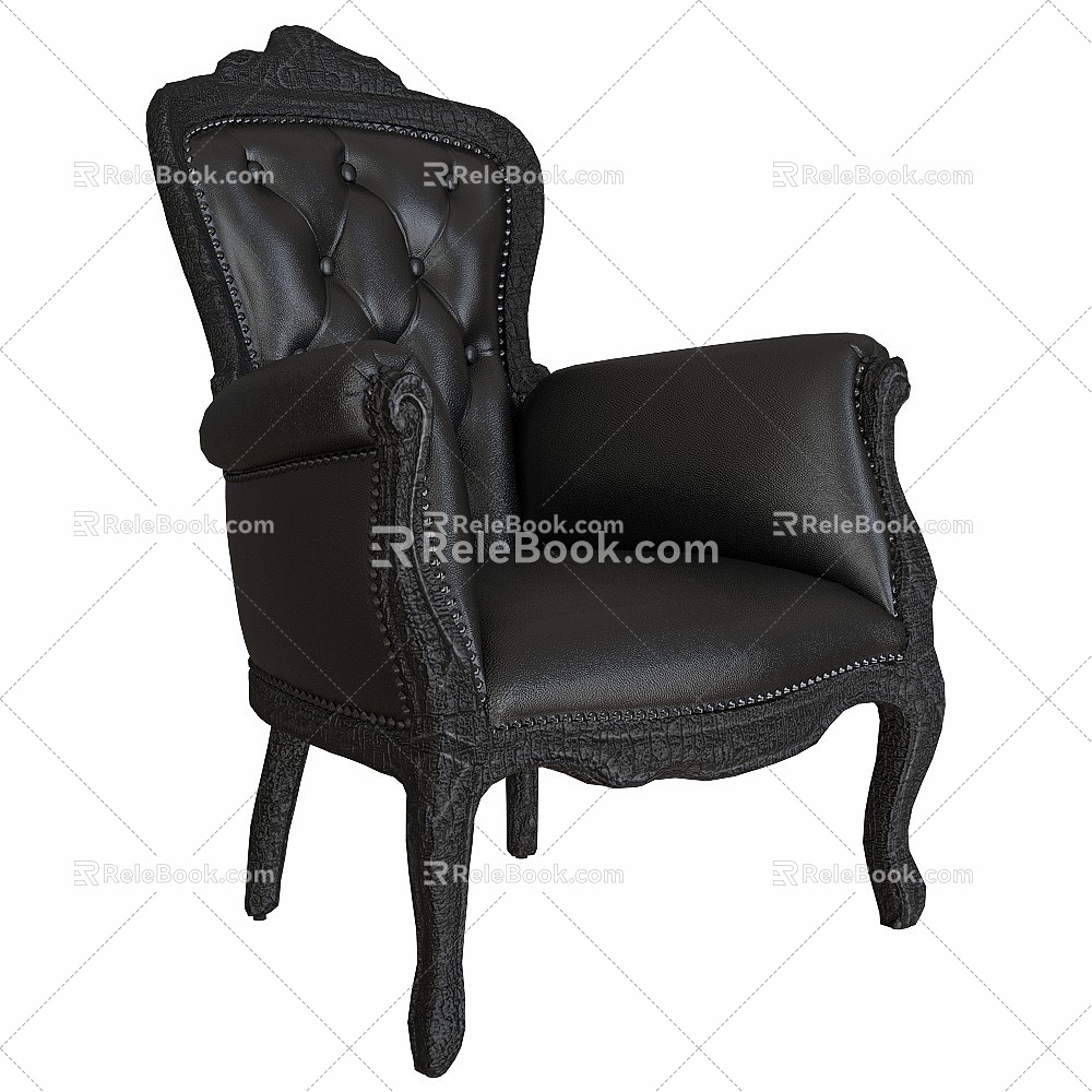 Sofa Single Sofa Seat Casual Sofa Single Chair 3d model