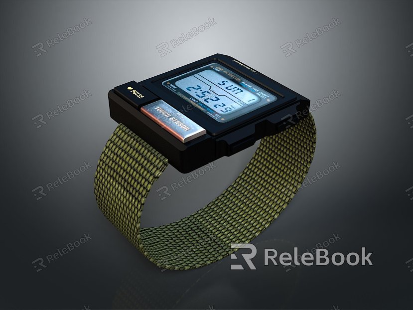 Waterproof Watch Technology Watch High-tech Watch Science Fiction Watch Editable Screen model