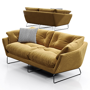 Double sofa 3d model