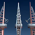 Modern Tall Playground Equipment Featuring Metal Structure And Unique Design For Kids