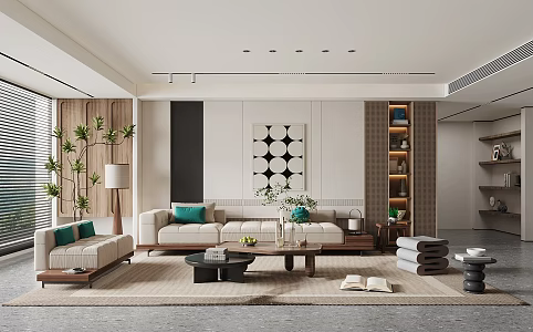 The Silent Living Room 3d model