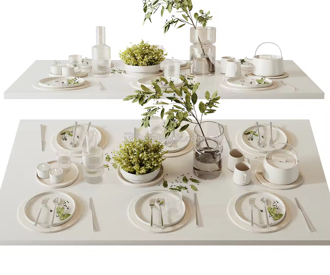 Modern Tableware 3d model