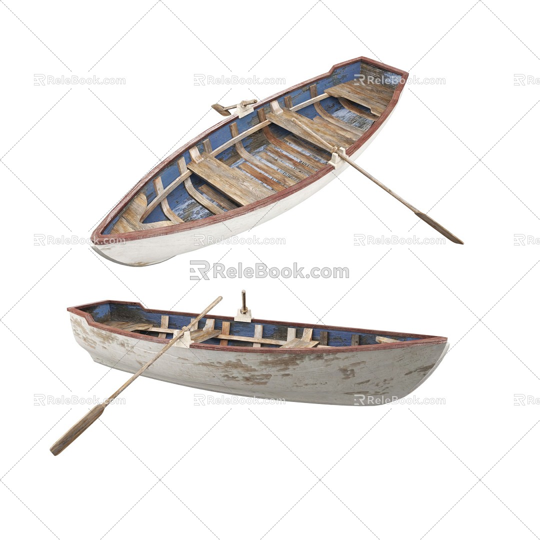 Wooden Boat Boats Rowing Boats Wooden Boats Fishing Boats Fishing Boats 3d model