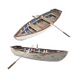 Wooden Boat Boats Rowing Boats Wooden Boats Fishing Boats Fishing Boats 3d model