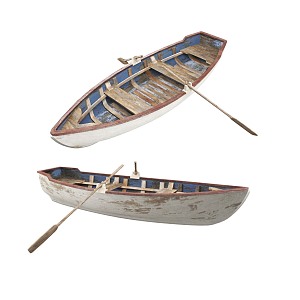 Wooden Boats Rowing Boats Wooden Boats Fishing Boats Fishing Boats 3d model