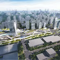 Modern Urban Hotel Building Featuring High Rise Architecture and City Skyline View