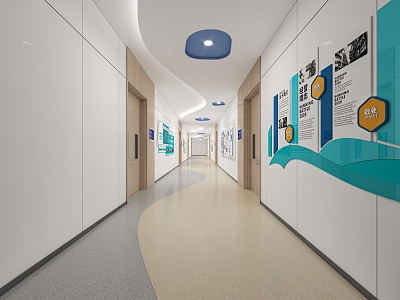 Hospital aisle model