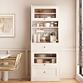 Cream Style Sideboard 3d model