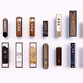 Various Traditional And Modern Label Designs With Decorative Patterns And Text