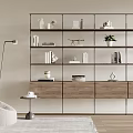 Modern Bookshelf Bookcase 3d model