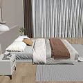 Modern Bedroom Interior With Platform Bed Nightstands And Ambient Lighting