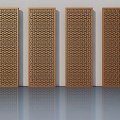 New Chinese-style Ornaments Screen Flower Screen Partition Ornaments 3d model