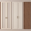 Modern Door Panel Wall Panel Cabinet Door 3d model