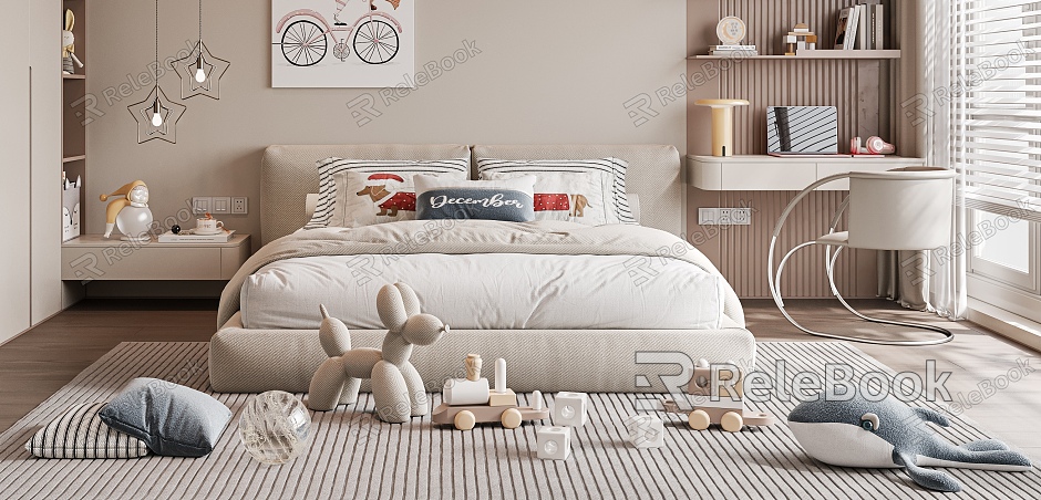 Modern Children's Double Bed model