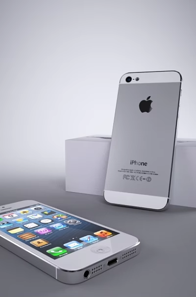 Apple iPhone Smartphone With Display Screen App Icons And White Packaging Boxes 3d model Apple iPhone Smartphone With Display Screen App Icons And White Packaging Boxes 3d model