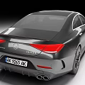 Black Mercedes Benz Sedan With Modern AMG Grille And Sleek Exterior Design