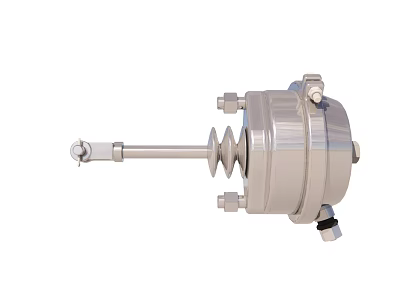 Industrial Stainless Steel Sensor Device With Long Probe And Metal Casing 3d model