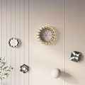 Elegant Modern Wall Lamps With Geometric Shapes And Soft Lighting Design 3d model