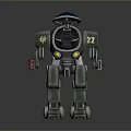 Mech Warrior Mech Soldier Machine Battlearm Mechanical Battlearm Machine Fighter Robot 3d model