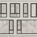 modern windows windows windows casement windows doors and windows floor-to-ceiling windows sliding windows 3d model
