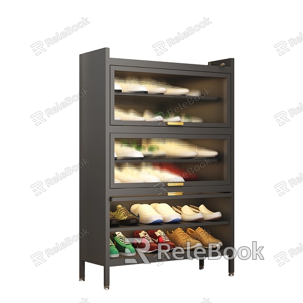 Shoe Cabinet Steel Shoe Cabinet Storage Cabinet model