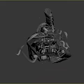 Mechanical Hand Equipment With Metal Structure Robotic Components And Detailed Mechanism Design