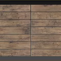 Natural Brown Wooden Panel Components With Wood Grain Texture For Interior Design