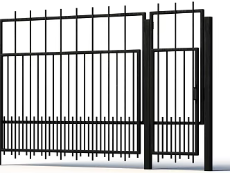 Modern Railing 3d model