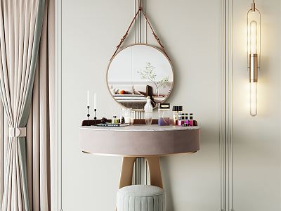 Light Luxury Dressing Table model