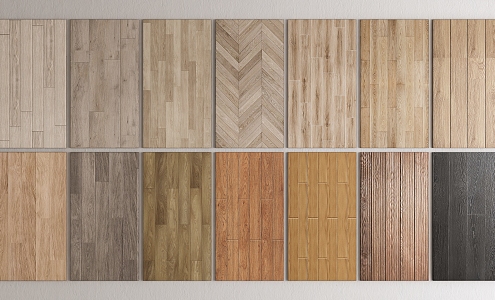 Modern Flooring Solid Wood Flooring 3d model