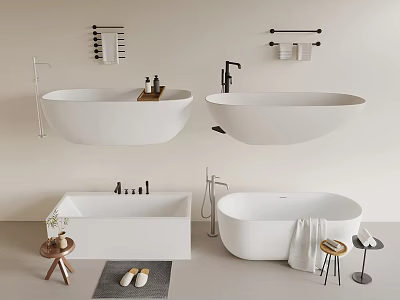 Bathtub Tub Integrated Bathtub Independent Bathtub 3d model