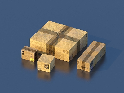 Boxes Paper Boxes Paper Boxes 3d model