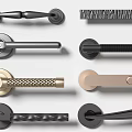 Stylish Modern Door Handles With Various Designs And Different Materials For Home Decor
