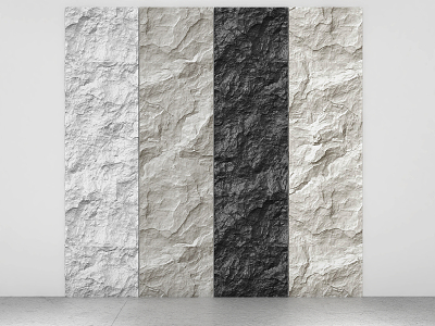 Modern wall rock plate culture stone model