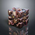 Geometry Science Fiction Rubik's Cube Energy Ball Geometry Sacred Geometry Modeling 3d model
