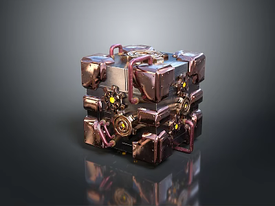 Geometry Science Fiction Rubik's Cube Energy Ball Geometry Sacred Geometry Modeling 3d model