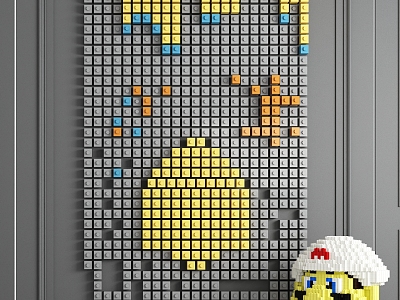 Modern Lego Kids Wall Lego Combo model