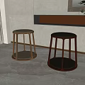 New Chinese Round Stool 3d model