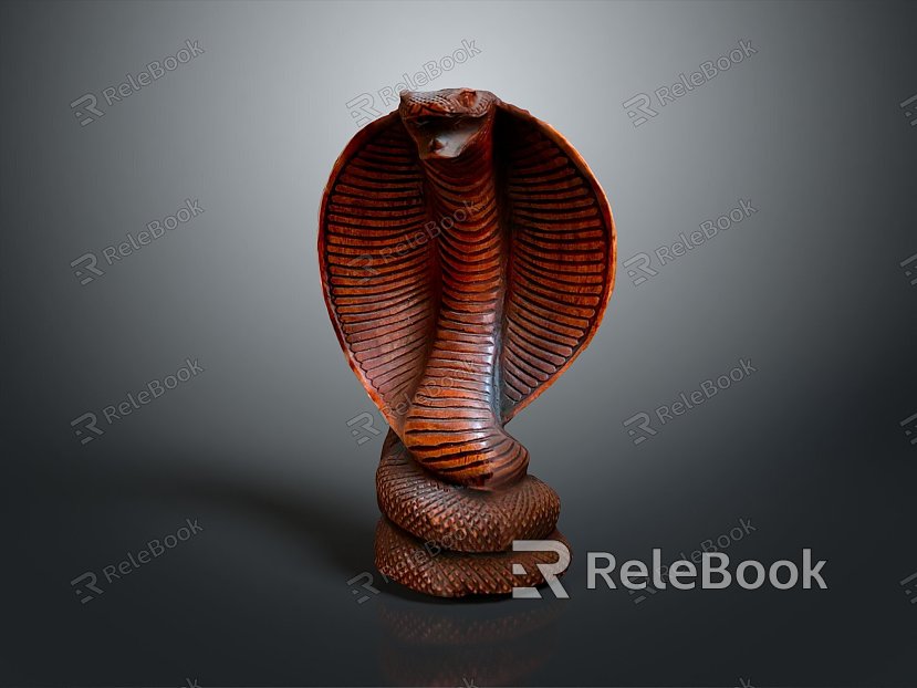 snake cobra venomous snake python reptile cold-blooded animal reptile reptile model